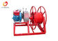 HONDA Gasoline Gas Engine Powered Winch , Cable Pulling Winch In Red Color